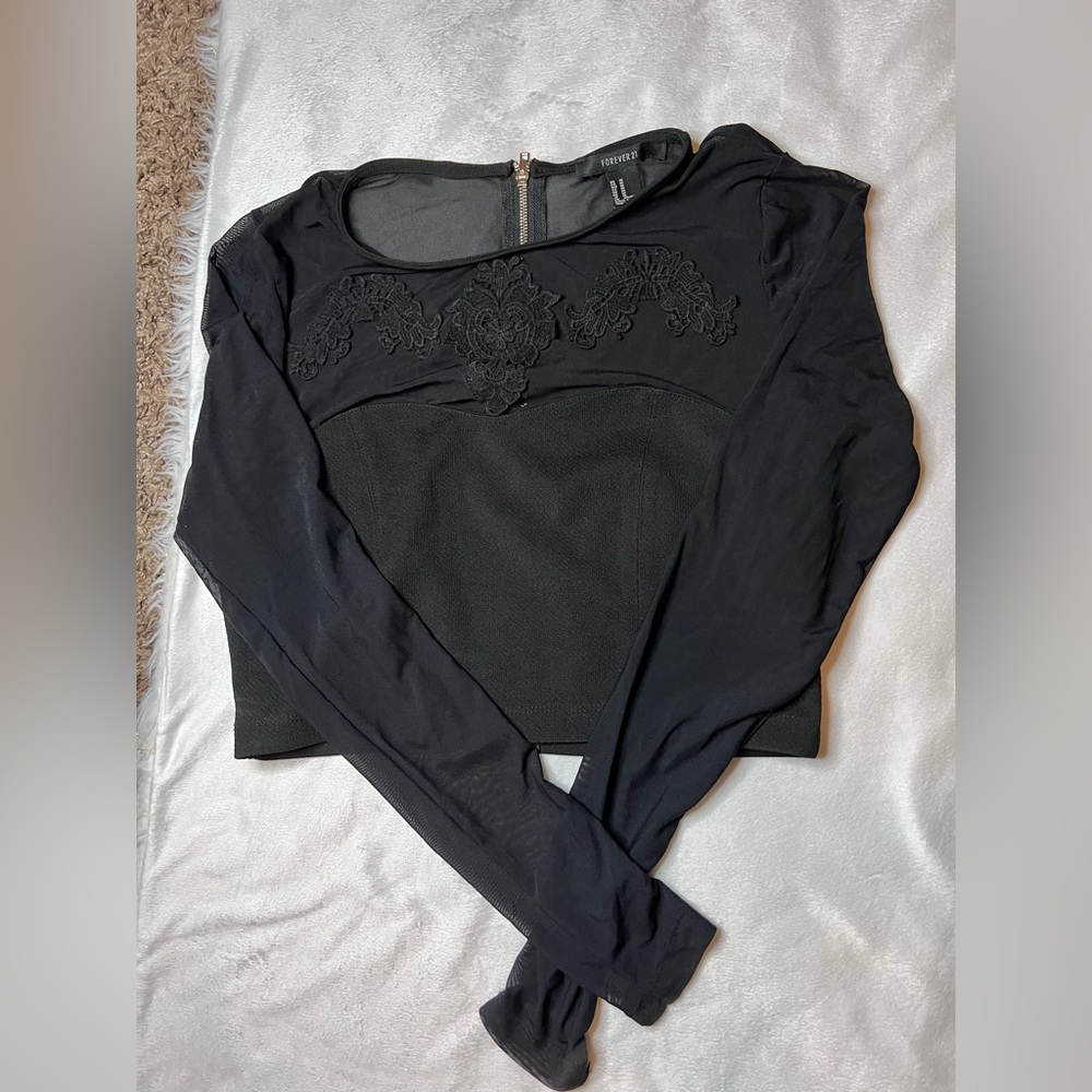 forever 21 mesh top